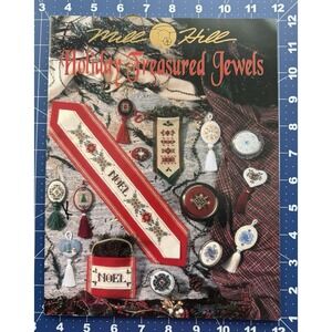 Mill Hill Cross Stitch Pattern Book Holiday Treasured Jewels